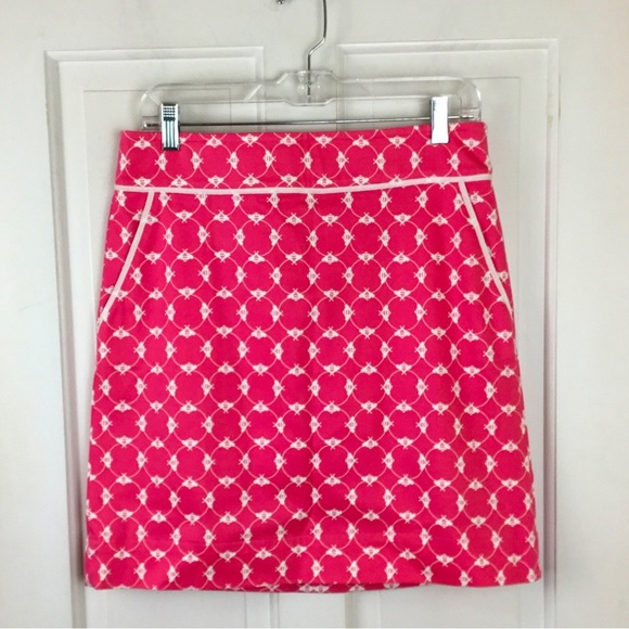 Talbots Textured Skirt Bee Print EUC - Picture 1 of 5